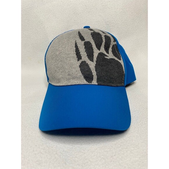 Alaskan Hardgear Hat Duluth Blue Baseball Fitted Cap M/L Stretch Bear Paw Logo - Picture 1 of 5